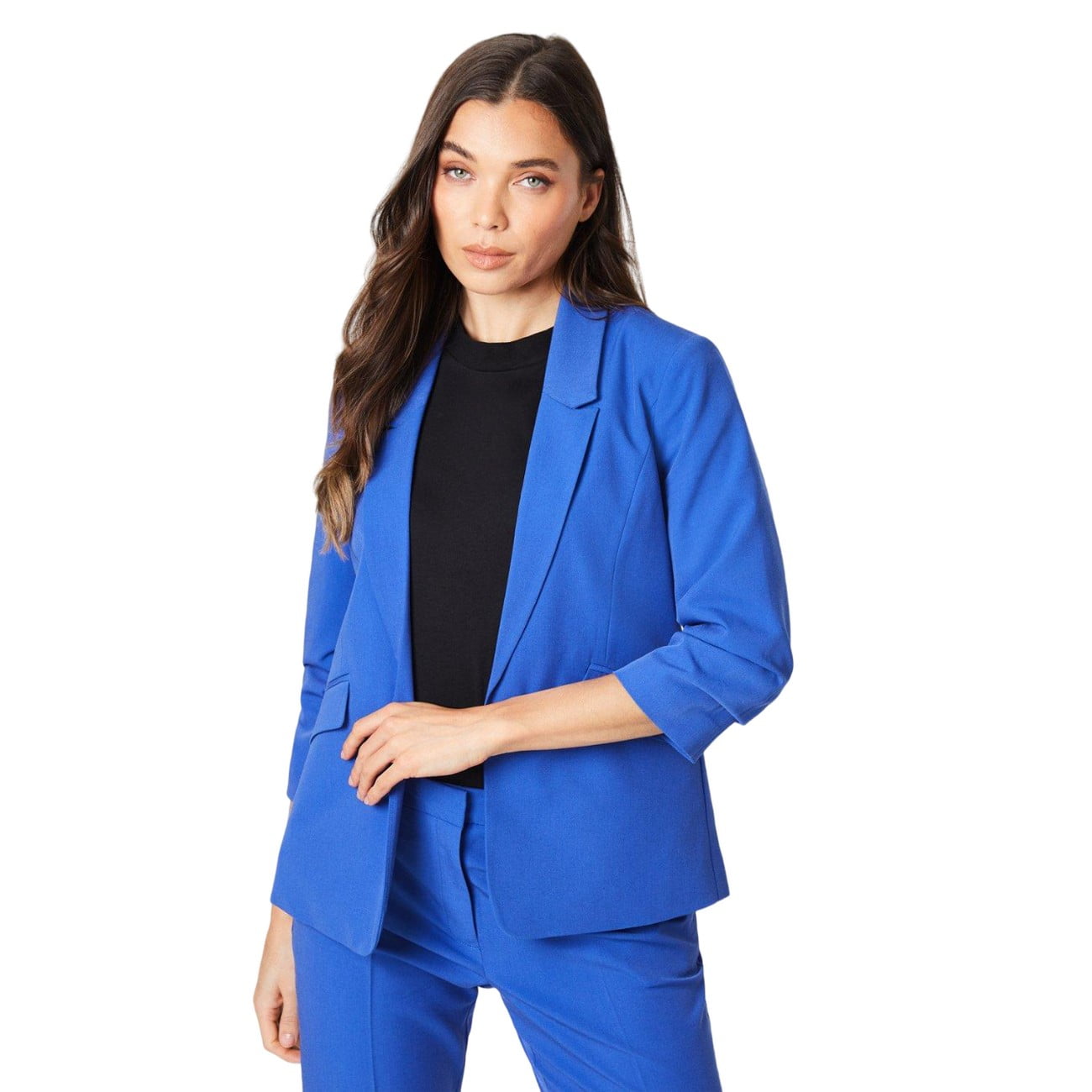 Dorothy Perkins Womens Petite Ruched Blazer