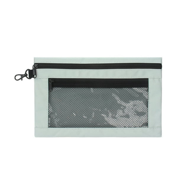 Riwesomey Bolsa de herramientas multifuncional impermeable de tela con cremallera para bolsillo de hardware Bolsa de almacenamiento Bolsillo de Herramientas eléctricas verde 30.5*19.5 cm