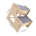 thumbnail image 2 of OULII Dog Ramps Wood Multi Easy to Clean for Small Dogs 1Pcs, 2 of 6