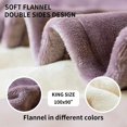 thumbnail image 3 of TRAHOO-Heated Blanket King 100"x90" - ETL&FCC Certified Flannel Electric Blanket Throw Machine Washable Heating Blanket with 4 Heating Levels 10 Hours Auto-Off Overheating Protection (Purple), 3 of 4