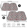 thumbnail image 3 of Balery Daisies Flowers Print Car Windshield Sun Shade,Windshield Sunshade for Car Pickup Truck SUV Accessories-Small, 3 of 7