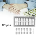 thumbnail image 1 of 120x Manicura Uñas postizas artificiales para Salon Home DIY, 12 tamaños, se puede pintar aplicar con gel, acrílico o esmalte de uñas , D D Yinane Puntas de uñas falsas, 1 of 7