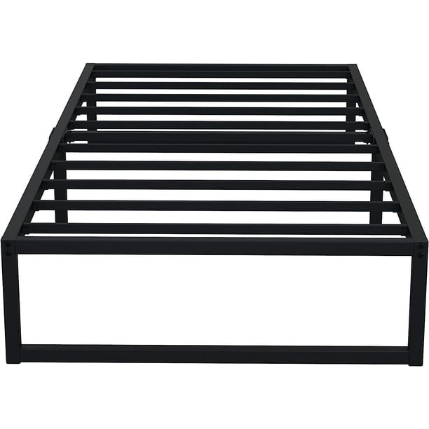 KUSONG 12 Inch Queen Bed Frame No Box Spring Needed Heavy Duty Metal