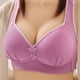 thumbnail image 2 of Sujetador sin aros para tallas grandes de mujer: ropa interior fina y transpirable con push-up, cierre lateral y sujeción cómoda, 2 of 5