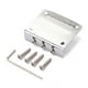 thumbnail image 4 of Puente de guitarra eléctrica Baoblaze 3 Cuerdas de Metal para Guitarra de Caja Accesorio Bricolaje, 4 of 8