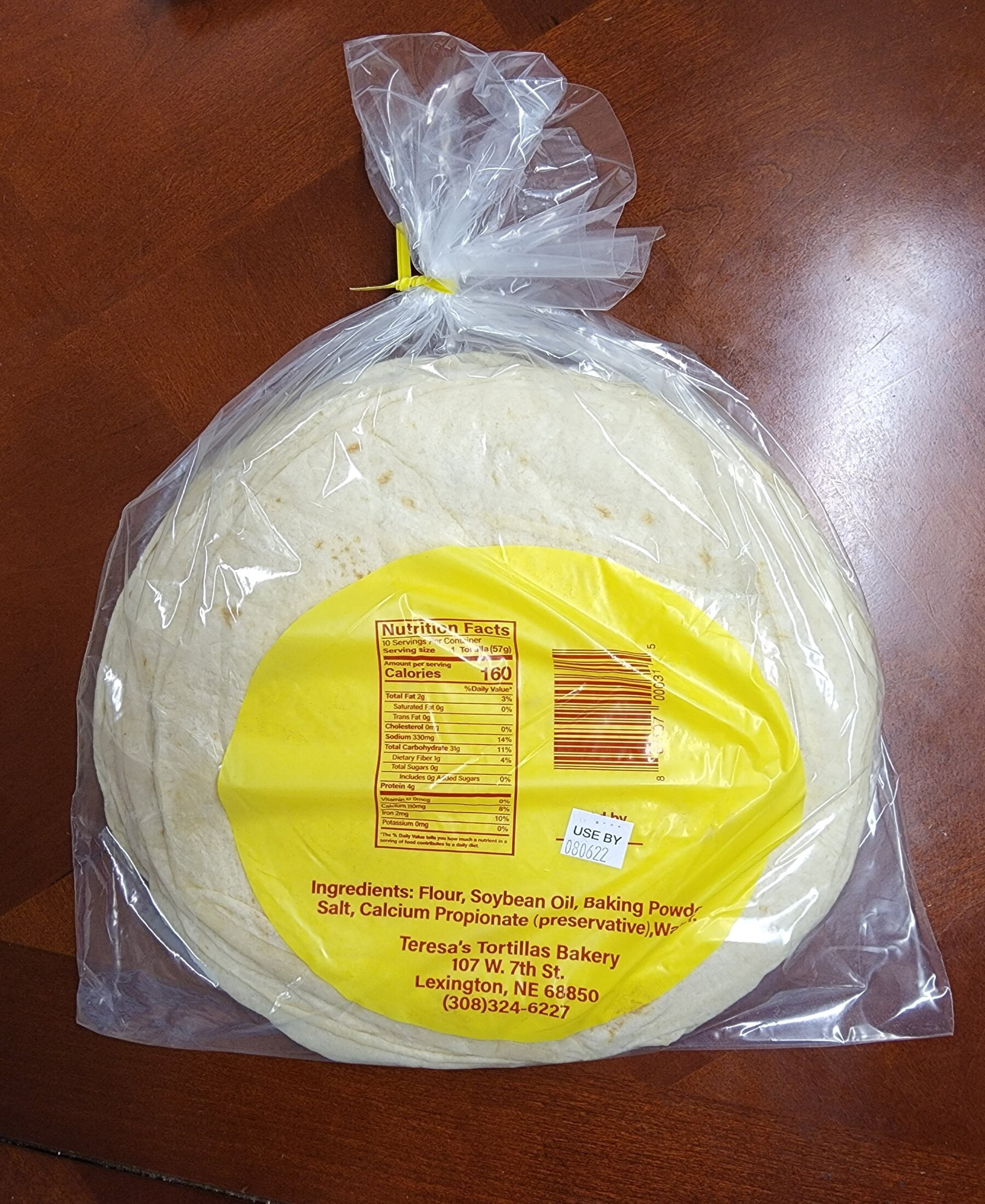 Nebraska Flour Tortillas 20oz