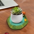 thumbnail image 2 of Primegos Felt Coasters Handmade Absorbent Table Coasters Heat Resistant Trivet Pads Thick Square Decorative Drink Mats, 2 of 8