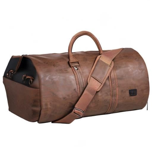 seyfocnia Convertible Travel Garment Bag,Carry on Garment Duffel Bag for Men Women - 2 in 1 Hanging Suitcase Suit Business Travel Bag