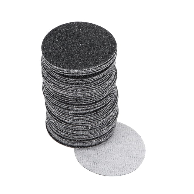 Unique Bargains 2-Inch Hook and Loop Sanding Disc Wet / Dry Silicon Carbide 80grits 50pcs