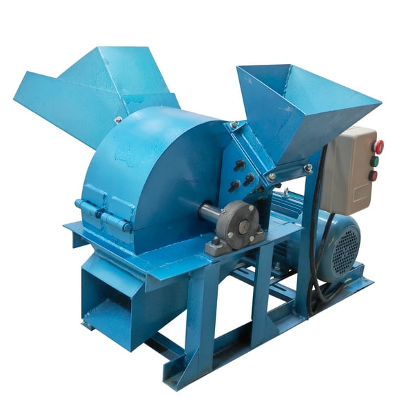 Double Inlet Wood Crusher Sawdust And Branch Crusher Wood Processing Crusher 220V