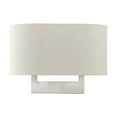 thumbnail image 5 of 42933-91 Livex Lighting 2 Light Medium ADA Wall Sconce In Contemporary Style-9 Inches Tall and 13 Inches Wide-Brushed Nickel Finish, 5 of 15
