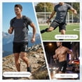 thumbnail image 6 of Alpinario Men's Athletic Gym Shorts with Pockets, Quick Dry Running Basketball Workout Shorts, Breathable Sports Activewear Training Trunks, Elastic Waistband Drawstring Performance Running Shorts, 6 of 8