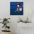 thumbnail image 4 of Kiki's Delivery Service Japan Anime Poster Canvas Poster Wall Art Picture Prints Hanging Photo Gift Decor Home Posters Artworks 20x20inch(50x50cm), 4 of 5