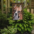 thumbnail image 2 of Staffordshire Bull Terrier Staffie Candy Corn Halloween Garden Flag, 2 of 5
