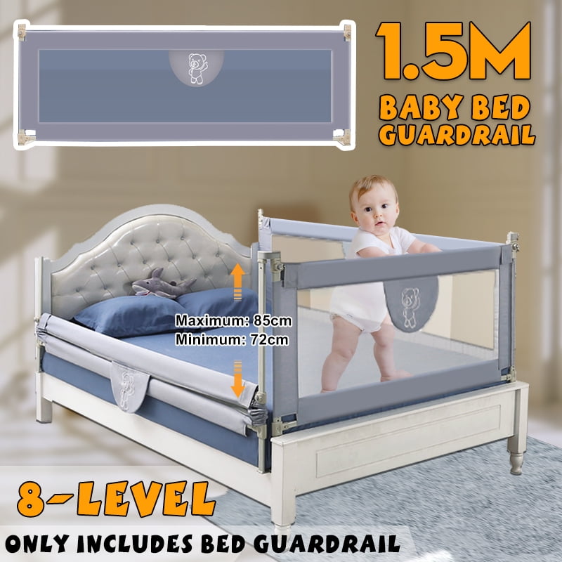 1.5M Child Safety Bed Guard Rail Toddler Crib Side Antifalling Protect