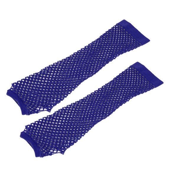 Fgnfyis Elegant Women's Long Fingerless Party Gloves Fashionable Formal Evening Wear Accessory Blue One Size