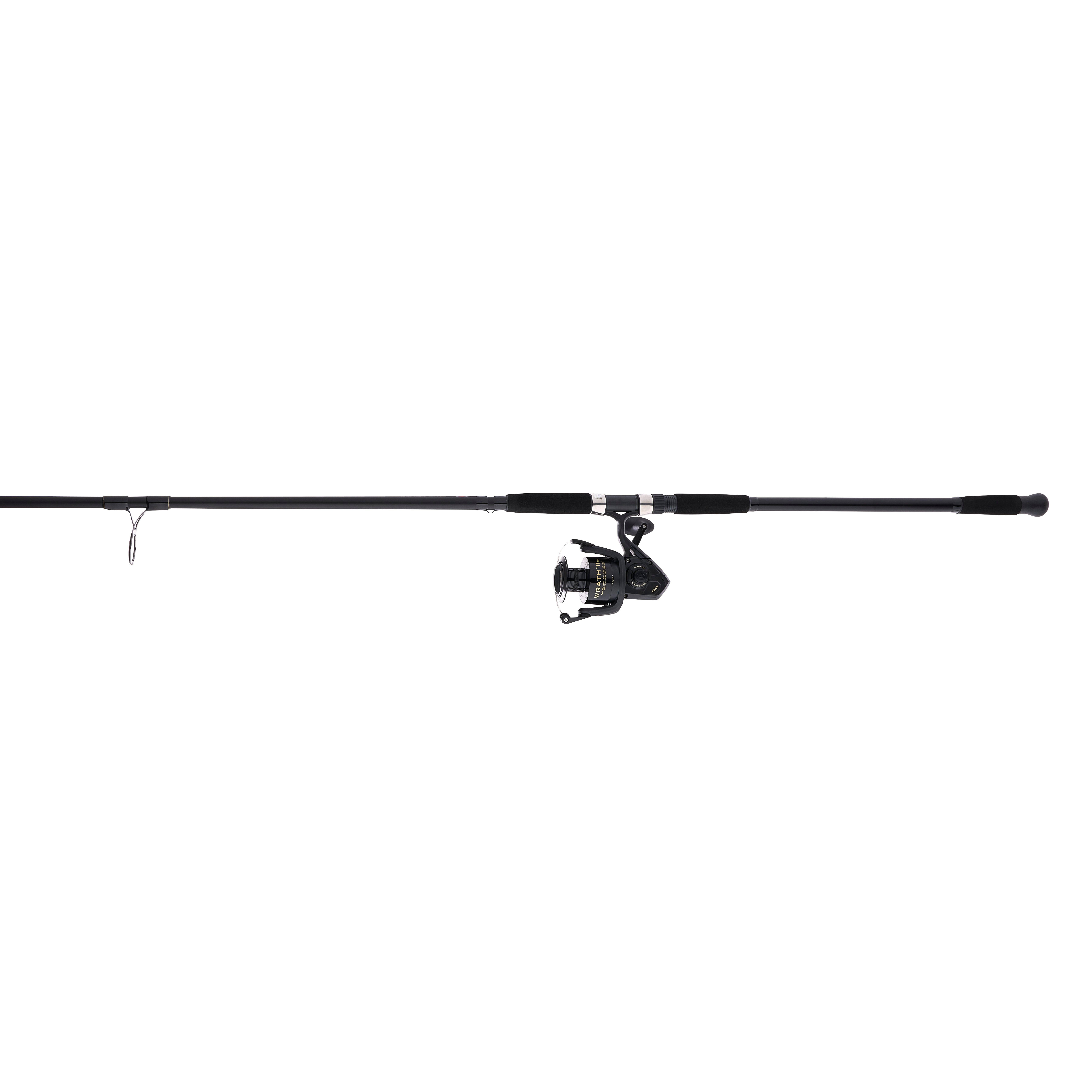 PENN Wrath II Spinning Fishing Combo, 12' Heavy Rod, 8000 Size Reel
