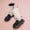White, variant on Girls Tall Knight Boots Buckle Decor Side Zipper Thick Non Slip Platform Sole Fashion Knee High Martin Boots for Princess White 2.5(36)