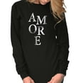 thumbnail image 4 of Amore Love French Pretty Beautiful Women's Long Sleeve T Shirt Brisco Brands S, 4 of 5