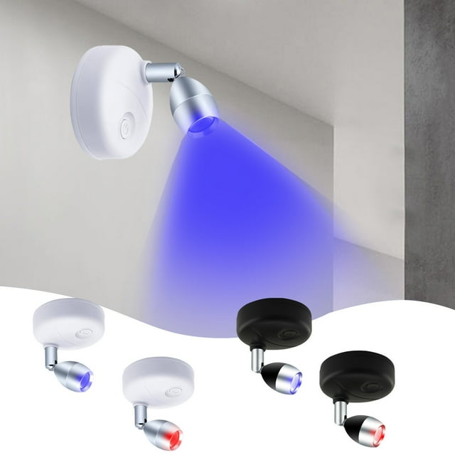 2 Pack Remote Control Wall Lights with RGB Mood Lighting, Timer, and 360° Coverage for Stairs, Hallways & Emergency Use