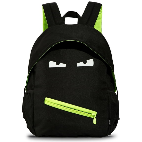 ZIPIT Grillz Backpack for Boys, Cute Book Bag for Kids Elementary School & Preschool (Black)