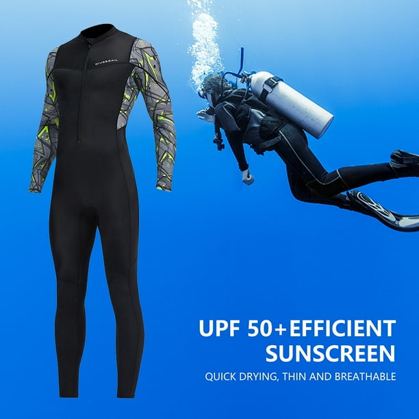 Buceo Surf Ropa Hombres Trajes de neopreno Transpirable Protector solar Traje de buceo Accesorios al aire libre (XL)
