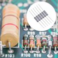 thumbnail image 2 of 100pcs 100 Ohm Resistor 2W 5% Tolerance Carbon Film Resistors Axial Lead, 2 of 3