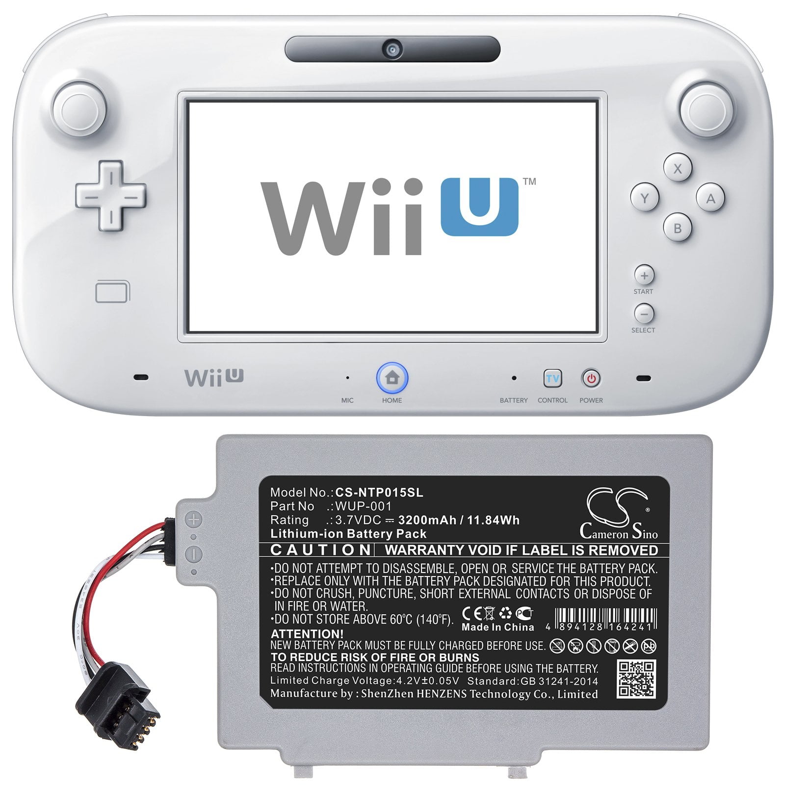 Nintendo Wii U GamePad Battery: Replacement Part #ARR-002