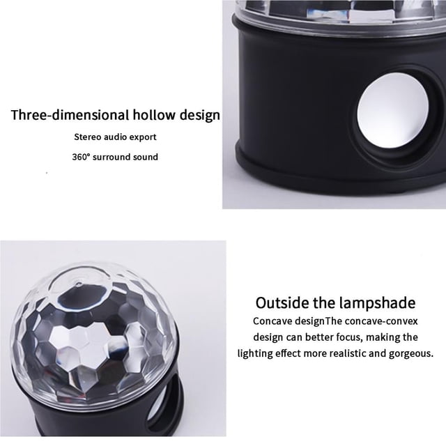 Projecteur de Lumière Ciel Étoilé Bluetooth pour Enfants Haut-Parleur Intégré Boîte à Musique Bluetooth Rechargeable Veilleuse LED Lampe de Projection RGB Rêveuse & Lecteur de Musique