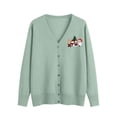 thumbnail image 1 of COM1950s Chandails pour Femmes, Cardigan à Manches Longues pour Femmes, Printemps, Surdimensionné, Design Tricoté, Cardigan pour Femmes, Chandails Cardigan pour Femmes, Chandails Grande Taille pour Femmes, 1 of 7