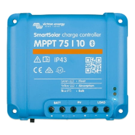 

5 Blue and White SmartSolar MPPT Charge Controller - 75V/10A