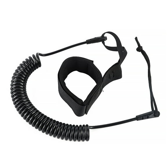Jygee 5.5mm Surfboard Leash Elastic Surfing Stand Up Foot Ankle Paddle Board Strap Retractable Leg Rope Outdoor Water Sports