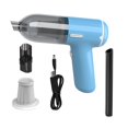 thumbnail image 4 of simhoa Handheld Car Vacuum USB Rechargeable with Nozzles Duster for Car Dashboards Home Blue, 4 of 8