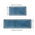 thumbnail image 3 of 2 Pack Diatomaceous Earth Mat Set Water Absorbent Quick Drying Bathroom Kitchen Floor Runner Rug Non Slips Entryway Doormat Fast Oil Absorbing Stone Mud Mats for Sink Stove Bedside Home, Style B, 3 of 6