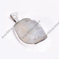thumbnail image 3 of Natural Raw Moonstone Gemsone 925 Sterling Silver Handmade Statement Pendant Necklace Gift for Her, 3 of 5
