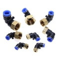 thumbnail image 2 of 1 pieza PLF Hilo femenino de manguera M5 '' 1/8 '' 1/4 '' 3/8 '' 1/2 '' Tubo de conector neumático del codo Push Push en accesorios OD 4 6 8 10 12mm, 2 of 6
