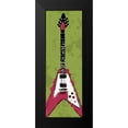 thumbnail image 2 of Rodriquez Jr, Enrique 7x14 Black Modern Framed Museum Art Print Titled - Electric Guitar A2, 2 of 5