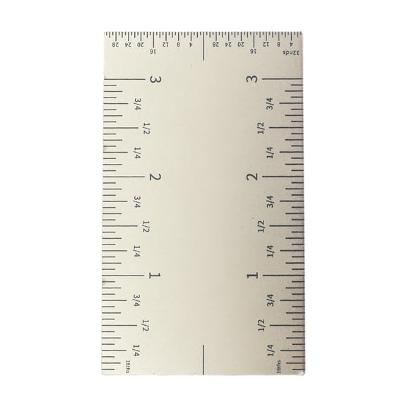 Pocket Sized Steel Measuring Rule Precisions Repair Man Rule Woodworking Tool Suitable for Blade Height Setups & Layouts