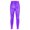 Purple, variant on Girls Kids High Waisted Shiny Metallic Dance Fashion Leggings