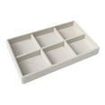 thumbnail image 5 of Multipurpose Jewelry Tray Organizer Drawer Inserts Container Flocking Cloth Large Capacity Bracelet Display Holder for Buttons Brooch Beads , Style C, 5 of 10