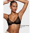 thumbnail image 2 of Soutien-gorge Balconnet Transparent Demi Non Doublé Plongeant en Maille Transparent Aguichant avec Armatures, 2 of 5