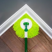 Libman Microfiber All-in-One Lightning Spin Mop System with Compact Bucket for Easy Cleaning