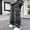Black, variant on Girls Kids Black Vintage Washed Wide Leg Cargo Denim Pants Elastic Pull On Waist Multi Pocket Skate Jeans Age 4-14,Size 4 T