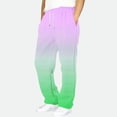 thumbnail image 2 of Frostluinai Boys Sweatpants 4-15Y Kids Cinch Bottom Joggers Elastic Waist Baggy Sweat Pants Gradient Running Sweatpants with Pocket, 2 of 7
