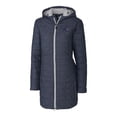 thumbnail image 2 of Women's Cutter & Buck Navy New England Patriots Americana Rainier PrimaLoft- Eco Insulated Full-Zip Hoodie Long Coat, 2 of 3
