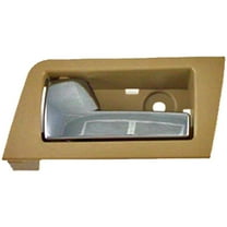 Dorman 81766 Rear Driver Side Interior Door Handle for Specific Ford / Mercury Models, Beige; Chrome Lever
