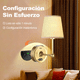 thumbnail image 3 of Lámpara de Pared LED Recargable 1 pieza Belug, Dorada, 3 of 5
