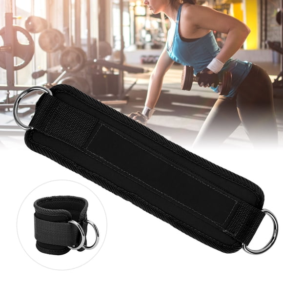 Correa de Tobillo para Fitness, Correa de Tobillo de Neopreno Ajustables Con Forro Cómodo para Abrenamiento de Fuerza de Piernas, Caderas y Muslos, Máquinas de Cable Y Bandas