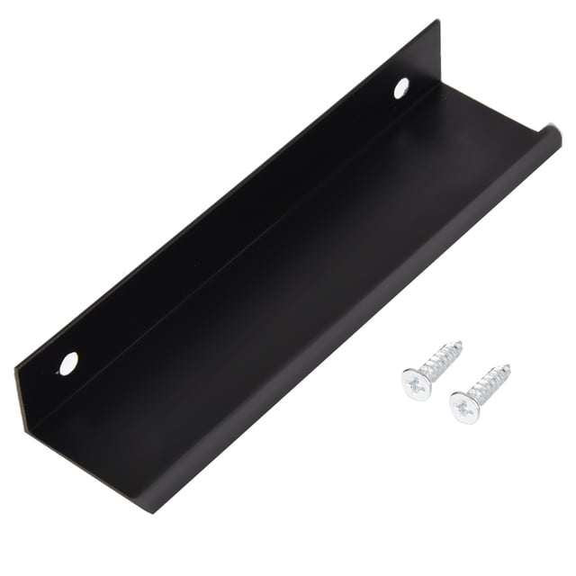 Tiradores de muebles de gabinete de cocina modernos, tirador de dedo, tirador de borde de metal contemporáneo (6805-96)