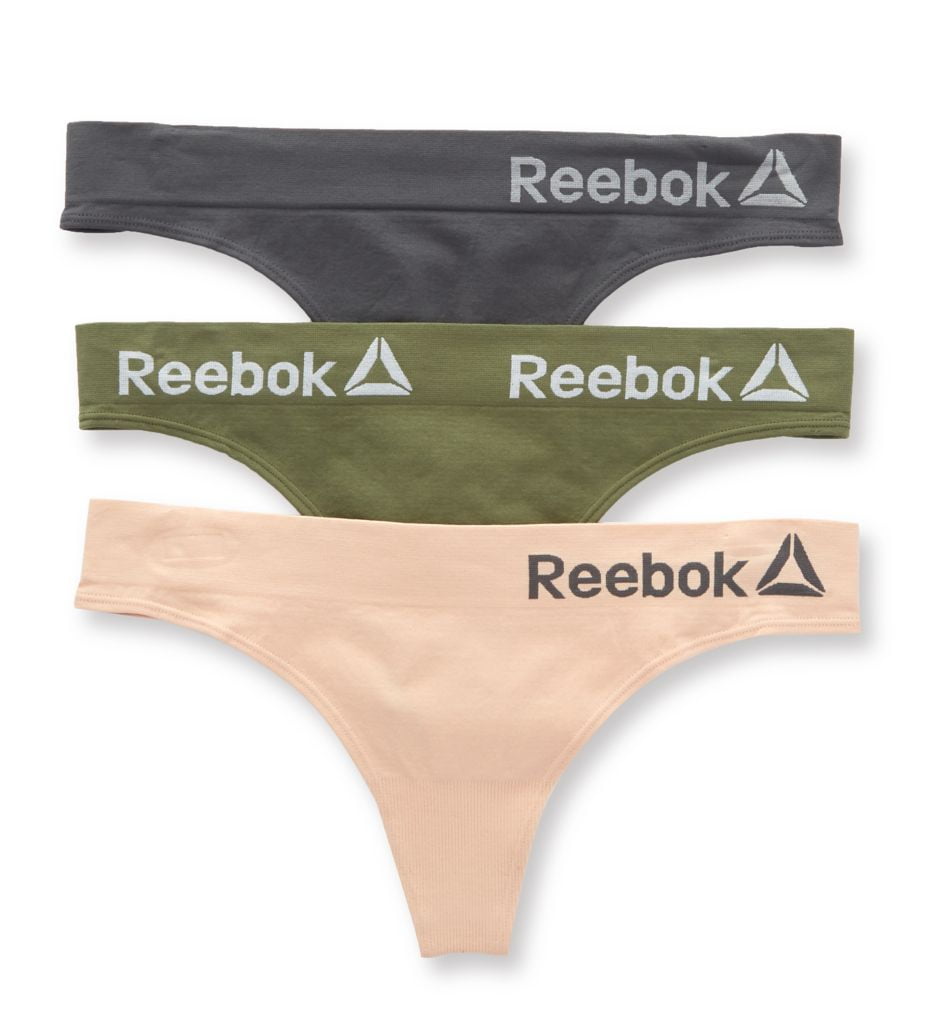 3 Pack Seamless Thong Reebok Women’s Underwear 